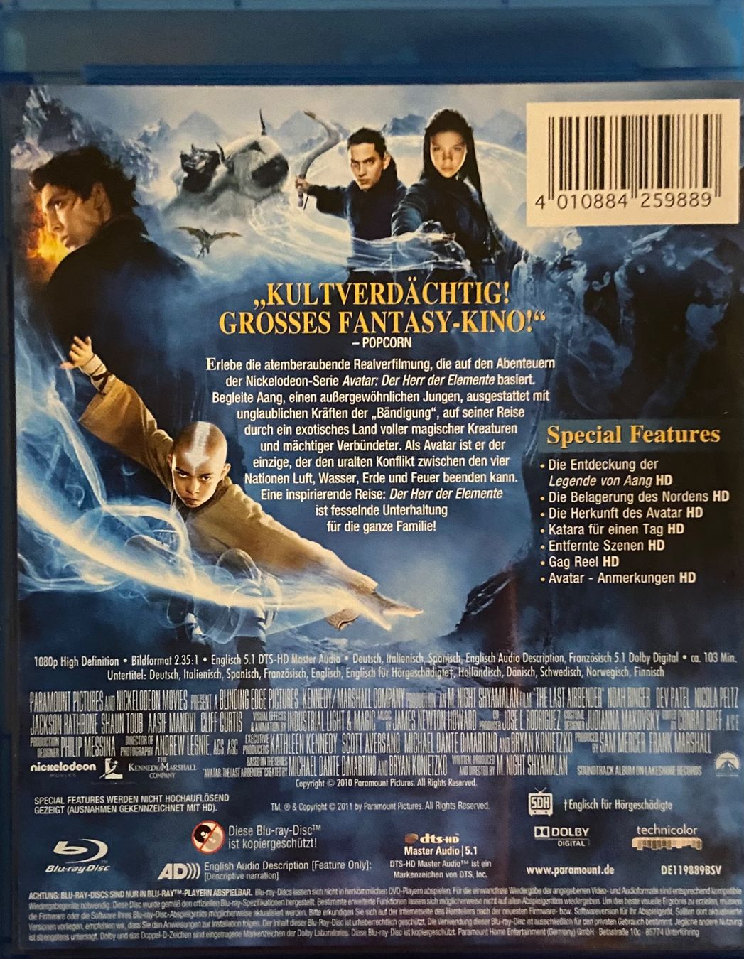 Tous les DVDs: DIE LEGENDE VON AANG Blu-ray – D'occasion à Luzern par Lycka 1