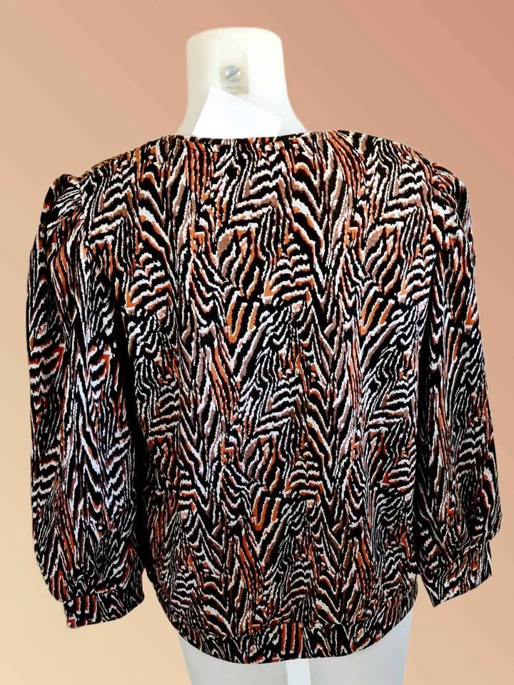 Maglioni & Felpe: Herbstlicher Zebra Look Damenpullover - NEU – Nuovo e nell'imballaggio originale da Aarburg venduto da Hystoria 3