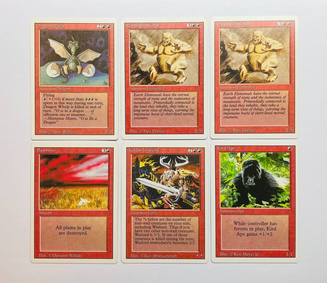Magic The Gathering Carte collezionabili: Magic The Gathering Rot Uncommon/Rare 12x Revised – Usato da Duggingen venduto da nad_6yzh 2
