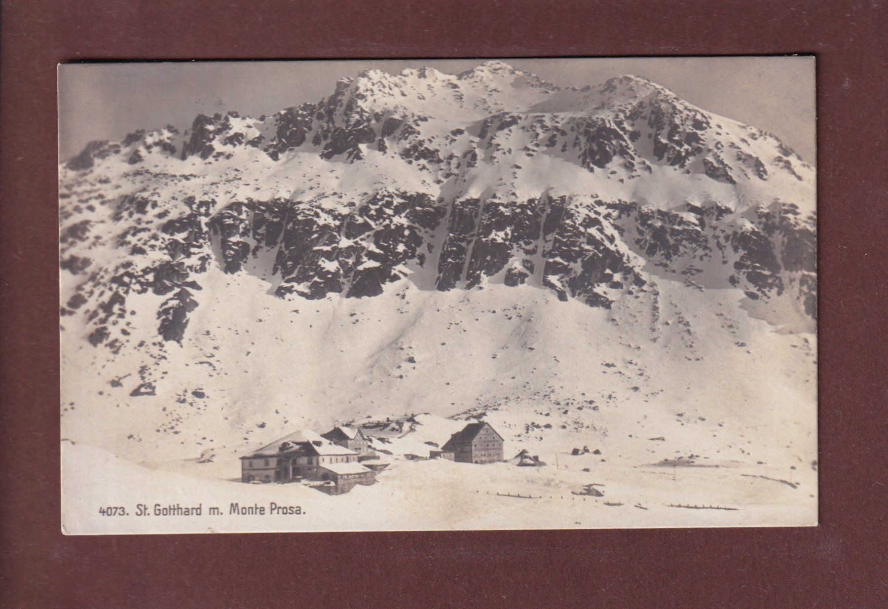 Cartes postales: GOTTHARD - Monte Prosa - 1920 Feldpost – D'occasion à Pully par nicecards