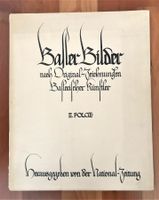 Basler Bilder Künstlermappe 1926 Nati National Zeitung Art
