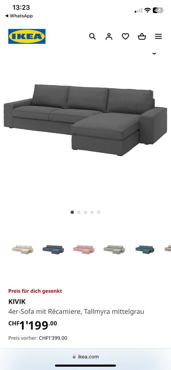 Sofas: Kivik Ikea Sofa – Gebraucht aus Küssnacht am Rigi von Wir-3 3