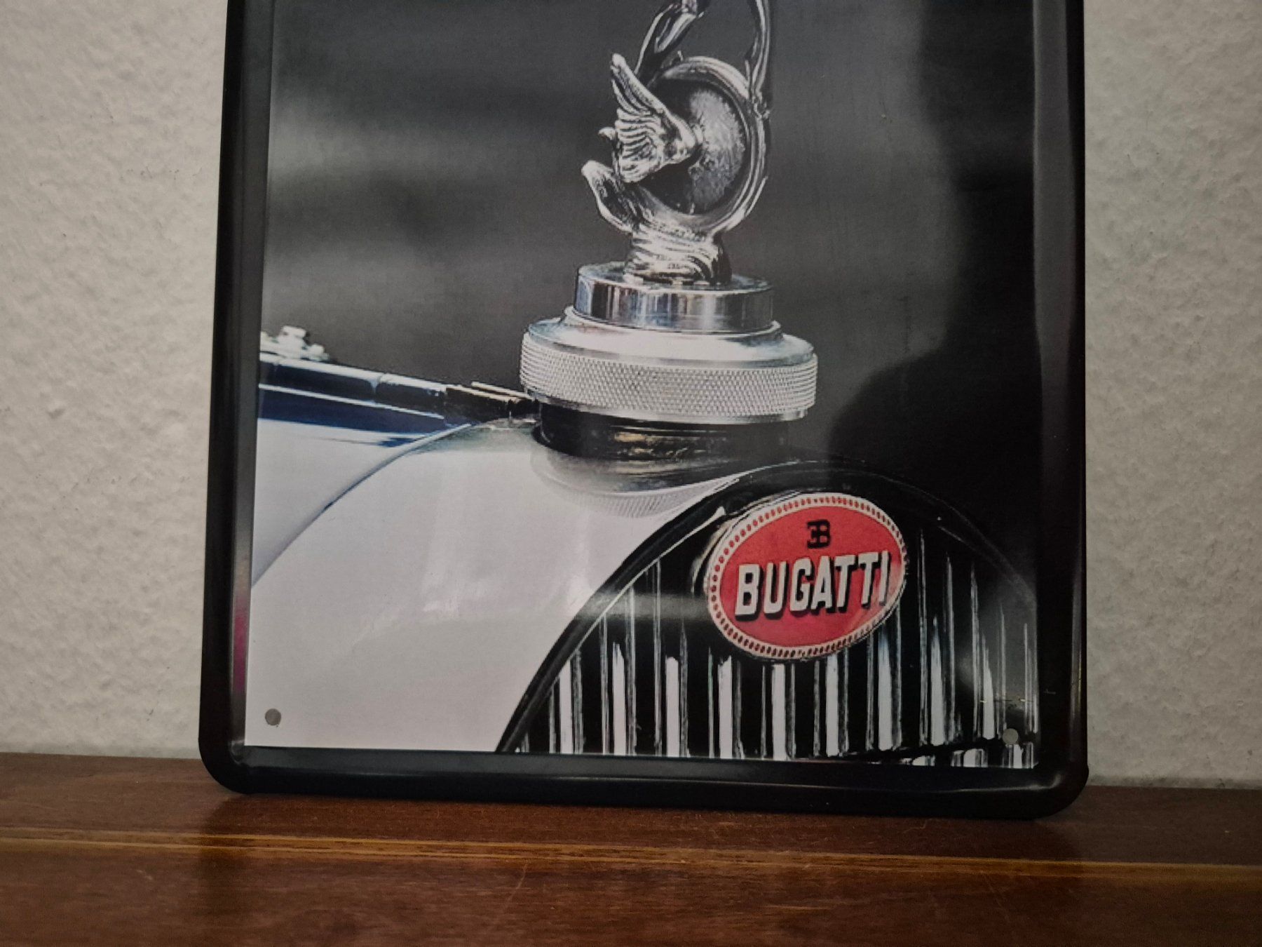 Bugatti Insegne: Blechschild Bugatti Kühlergrill Figur Werkstatt Schild Blech – Usato da Schaffhausen venduto da pfanis09 2