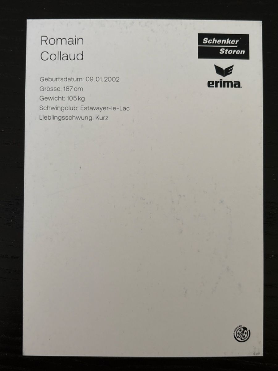 Autografi: Schwinger Romain Collaud  – Nuovo (secondo la descrizione) da Uetendorf venduto da hoisle 1