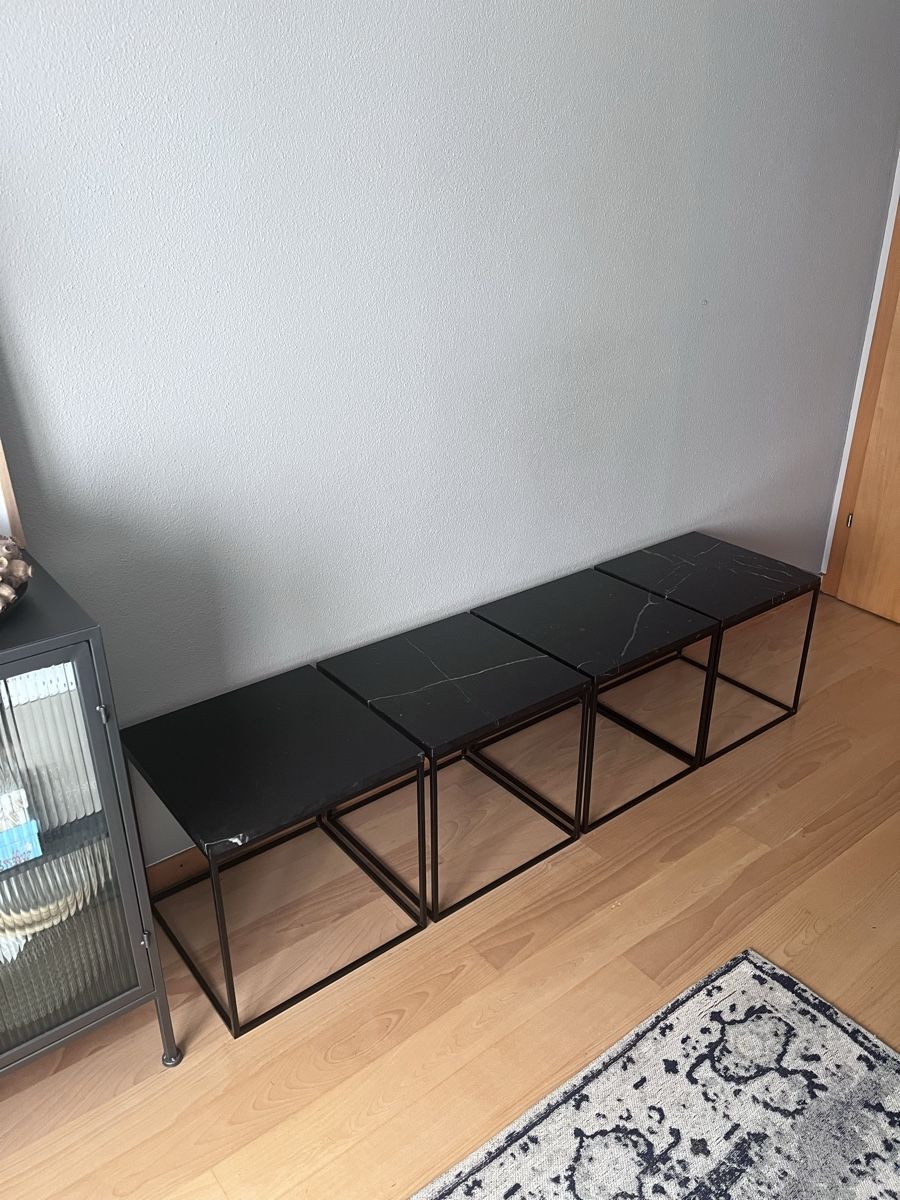 Westwing Tavoli: Beistelltische mit Marmorplatte 4er Set – Usato da Grabs venduto da Meerschweinchen81 3