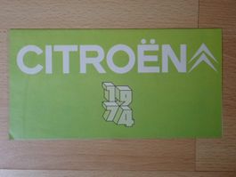 Citroen 1974 2CV ... DS - Prospekt Dänemark 8-73 - K027