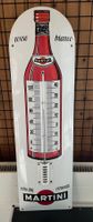 Martini Thermometer Emaille Retro Deko Sammlerstueck