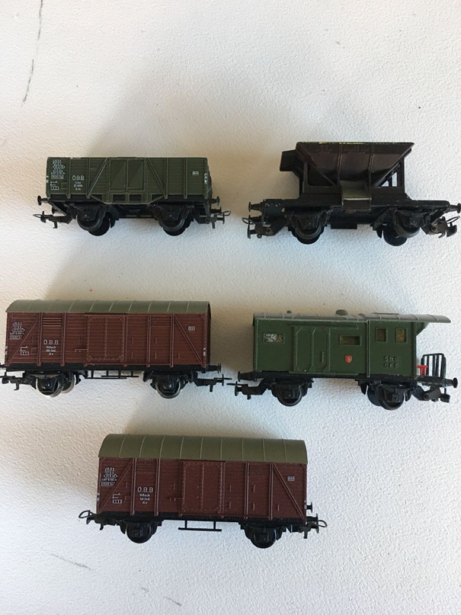 Kleinbahn Trains électriques: Kleinbahn Güterwagen 5 Stück – D'occasion à Grellingen par Toyhamster