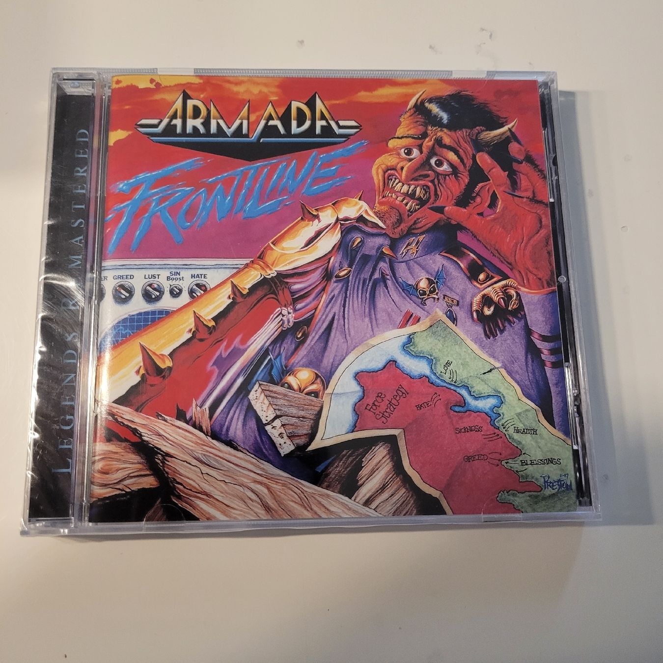 CD: Armada - Frontline, christian Metal – Nuovo e nell'imballaggio originale da Münsingen venduto da Drachenwurst