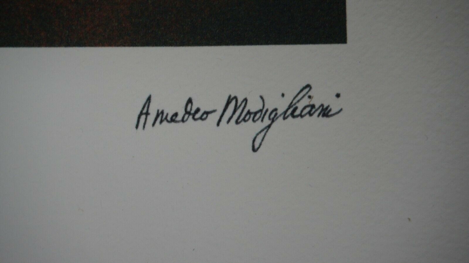Foto & Immagini: Amedeo Modigliani   HANDNUMMERIERT  RUCKSIGNIERT – Usato da Gersau venduto da kunst-online 3