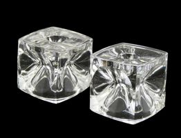 Paire de bougeoirs de Rudolf Jurnikl  (CS) vers 1970.