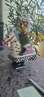 Basel Fasnacht Figur Pferd Keramik H33cm B14cm super Zustand