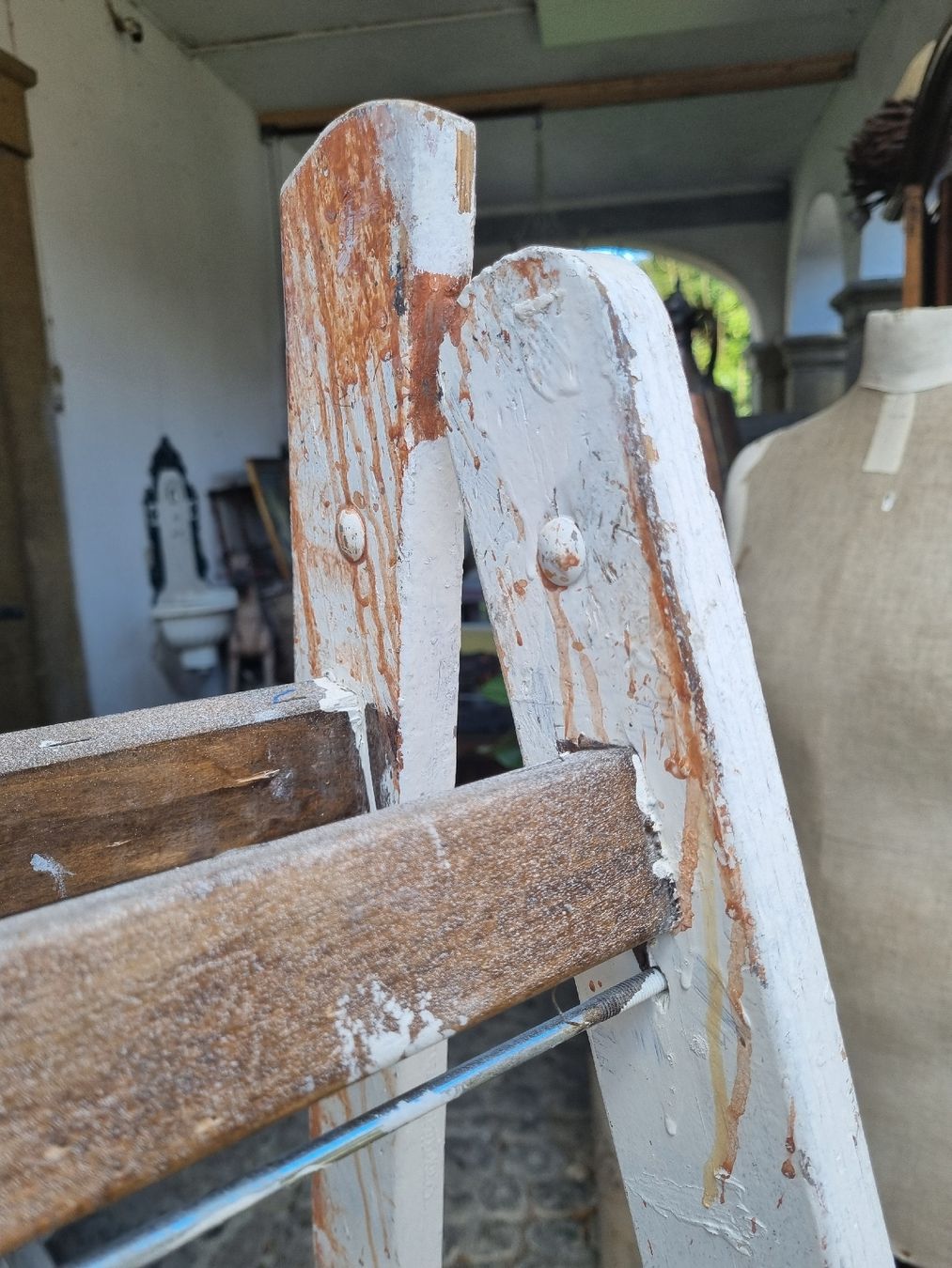 Leitern: Alte Maler Leiter Shabby Chic Atelier-elisa – Gebraucht aus Wohlen AG von Atelier-Elisa 4
