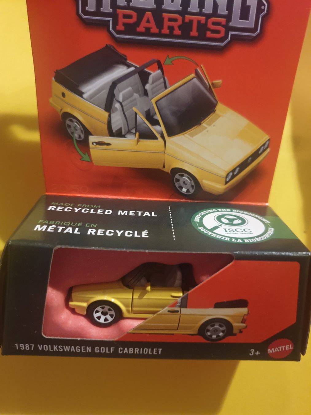 Matchbox Modellini d'auto: Matchbox 1987 VOLKSWAGEN GOLF CABRIOLET – Nuovo e nell'imballaggio originale da Oftringen venduto da Rotor 4