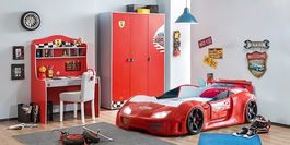 Kinderzimmer -Jugendzimmer RaceCup mit Autobett GT999 Medium