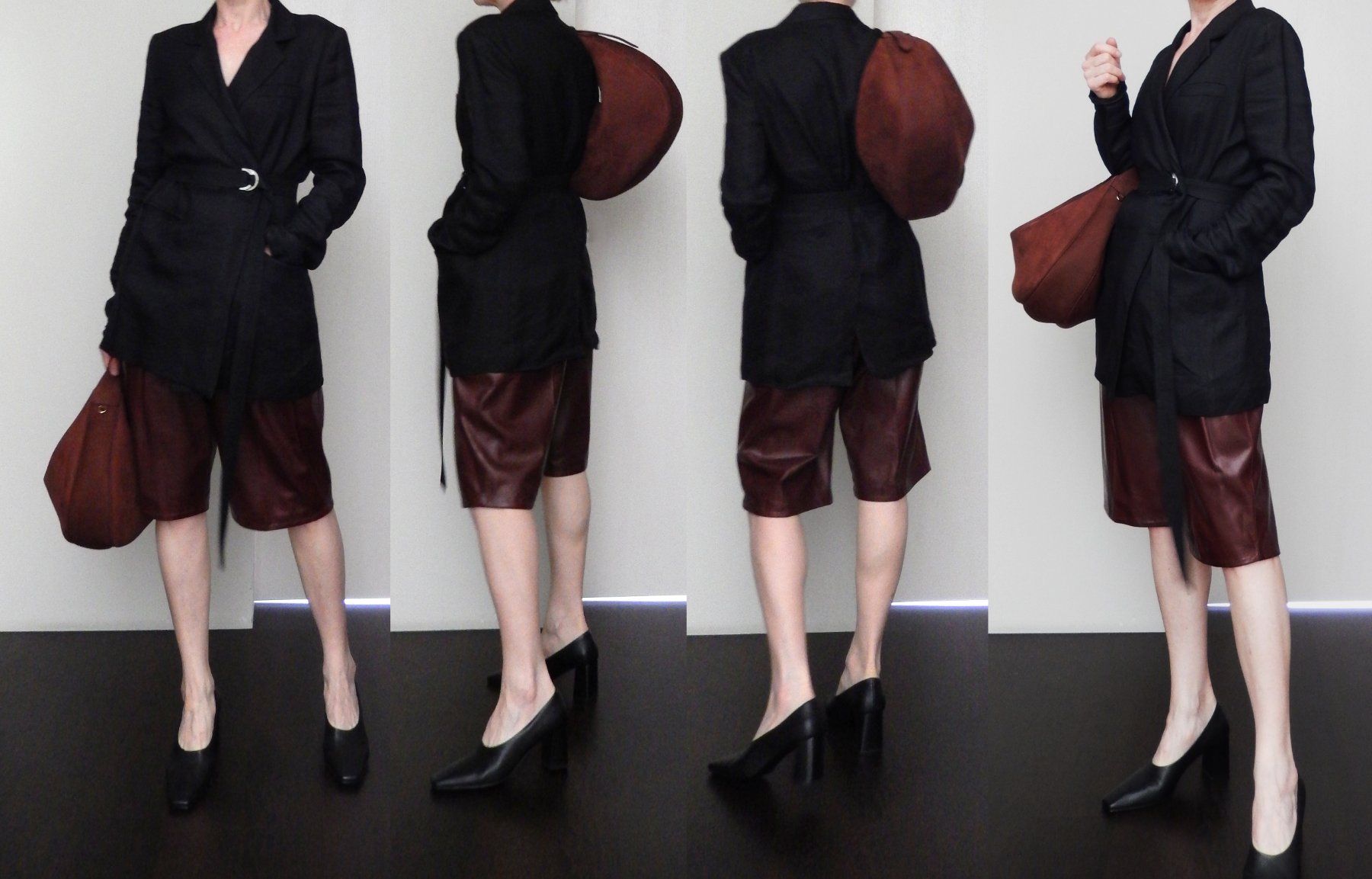 Jil Sander Hosen: Orig. JIL SANDER Nappa Leder Bermudas Gr. 36 – Gebraucht aus Tuggen von vivira 4