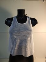 Mesh Top in weiss in Gr. XS Damen, neu. (nov401)