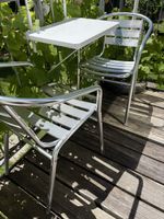 6 Gartenstühle aus Aluminium