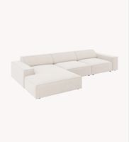 Modulares Ecksofa (linke Ecke) mit Hocker 