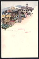 Vevey, Marché, auf dem Markt