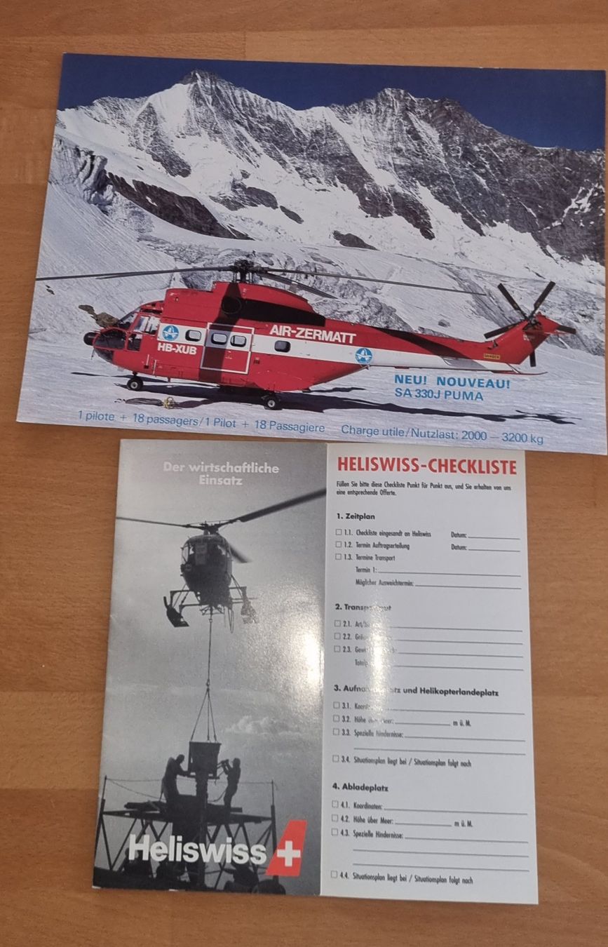 Riviste & Magazine: Helikopter Hefte Prospekt – Usato da Wilderswil venduto da sigikopter315