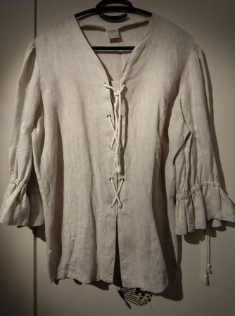 Leinen Bluse Gr. 38
