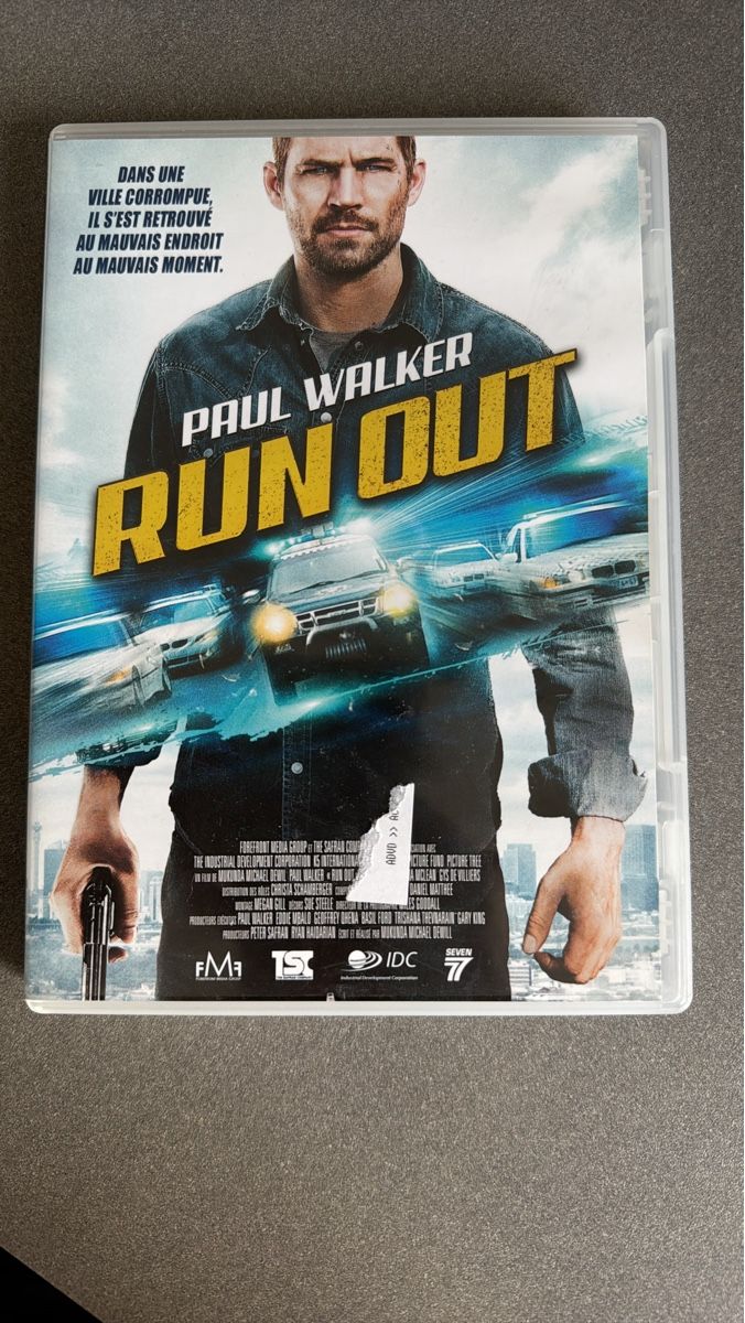Tutti i DVDs: DVD Run Out avec Paul Walker – Usato da Veyrier venduto da Deniro2