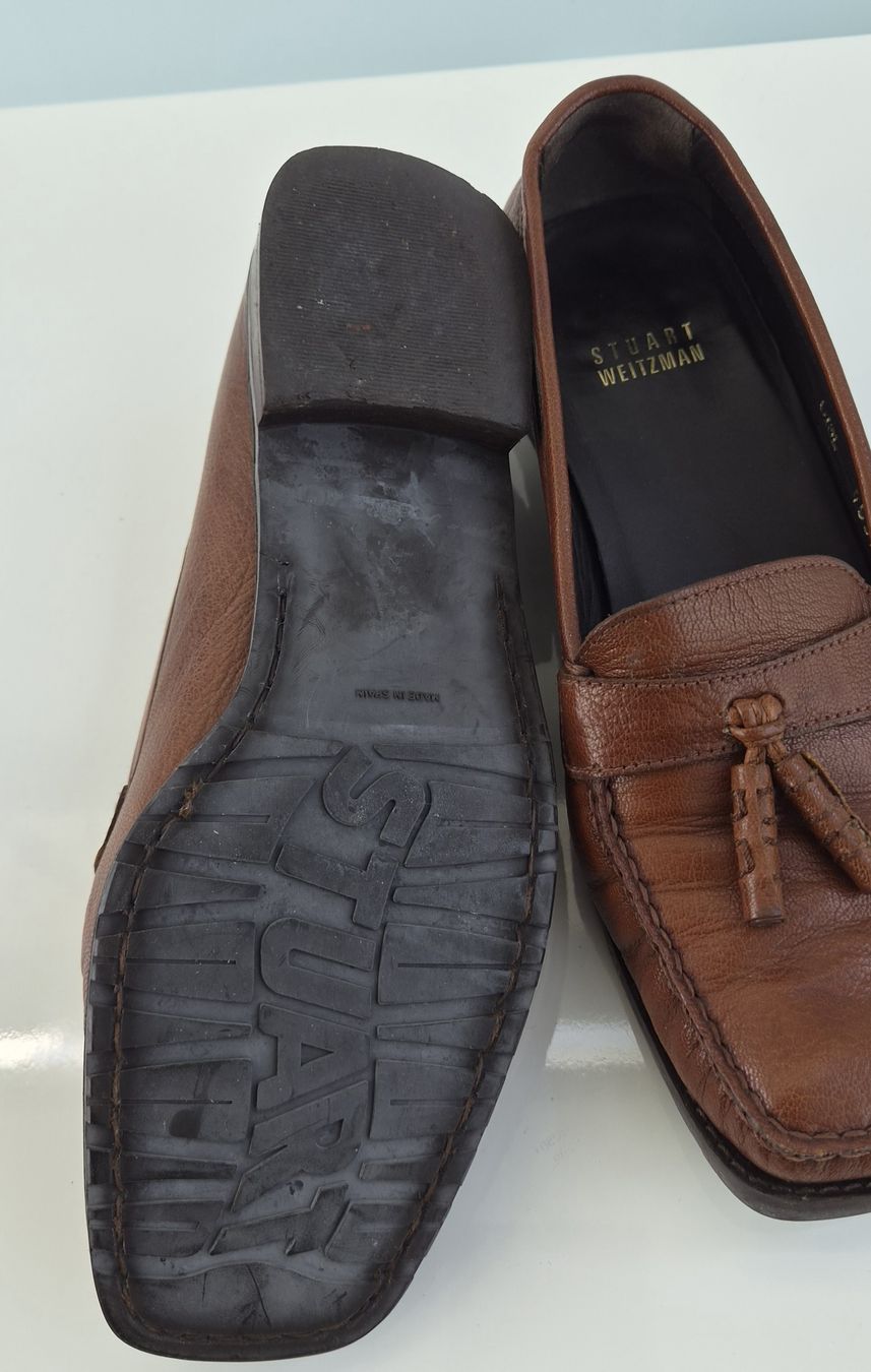 Stuart Weitzman Scarpe da donna: Top Schuhe Stuart Weitzman Leder Loafer Grösse 37  – Usato da Rapperswil SG venduto da lemiii 2