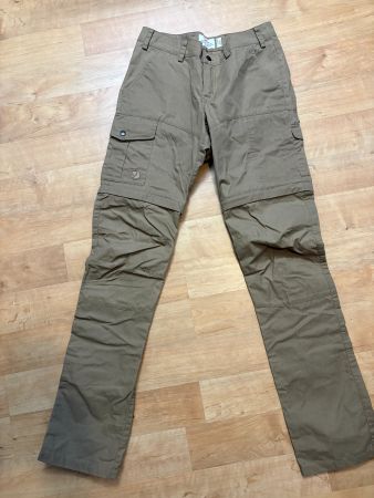 Wie neu: beige Fjällräven Zip-off-Hose Gr. 36