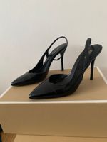 Escarpins sling back en cuir gaufré Michael Kors