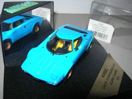 Lancia Stratos-Roadcar 1974 blau * Vitesse 1:43