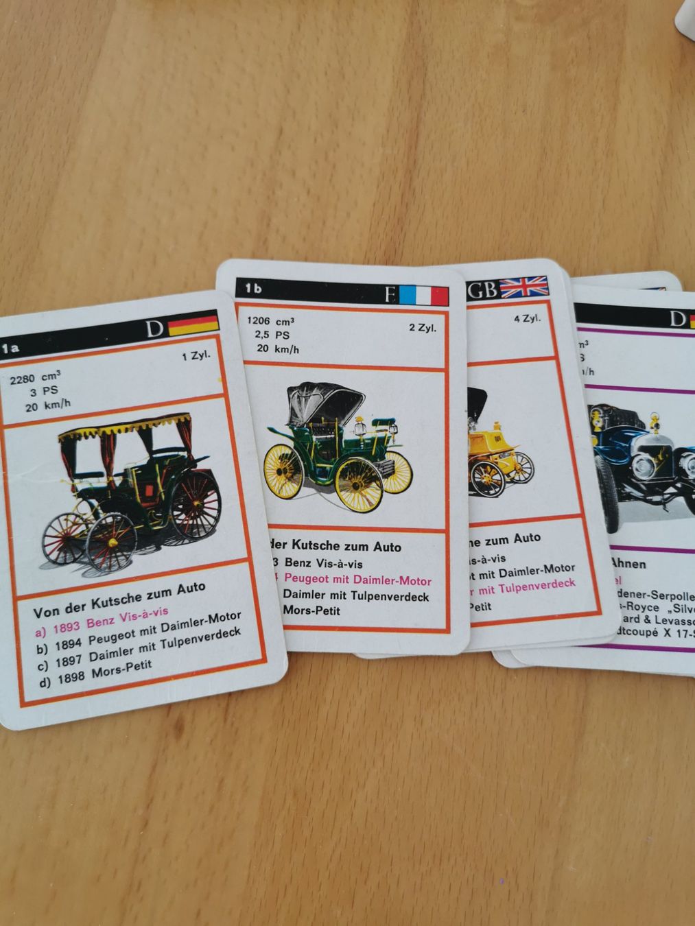 Giochi: Traumautos Quartett Nr.1/73, F.X. Schmidt – Usato da St.Gallen venduto da Tamal0204 1