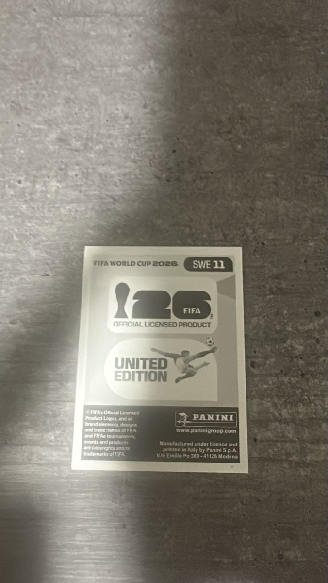 Panini Carte collezionabili: SWE 11 , FIFA WORLD CUP 2026 PANINI  – Nuovo (secondo la descrizione) da Frauenfeld venduto da 1PegPeg1 1