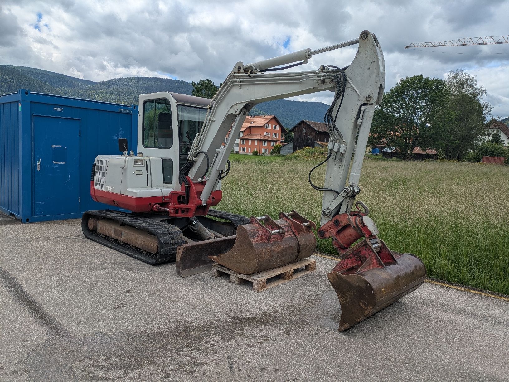 Takeuchi Escavatori: Takeuchi TB145 Bagger, Raupenbagger, Pelle, Pelleteuse – Usato da Couvet venduto da nicolas30 3