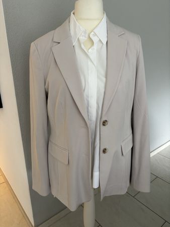 Damen Blazer Tom Tailor, crème, Farbe Grösse 40 neuwertig