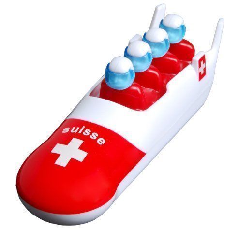 Giocattoli: Aktion Schweizer Bob, Schlitten, Viererbob, 19cm, neu – Nuovo e nell'imballaggio originale da Turbenthal venduto da TopToys 1