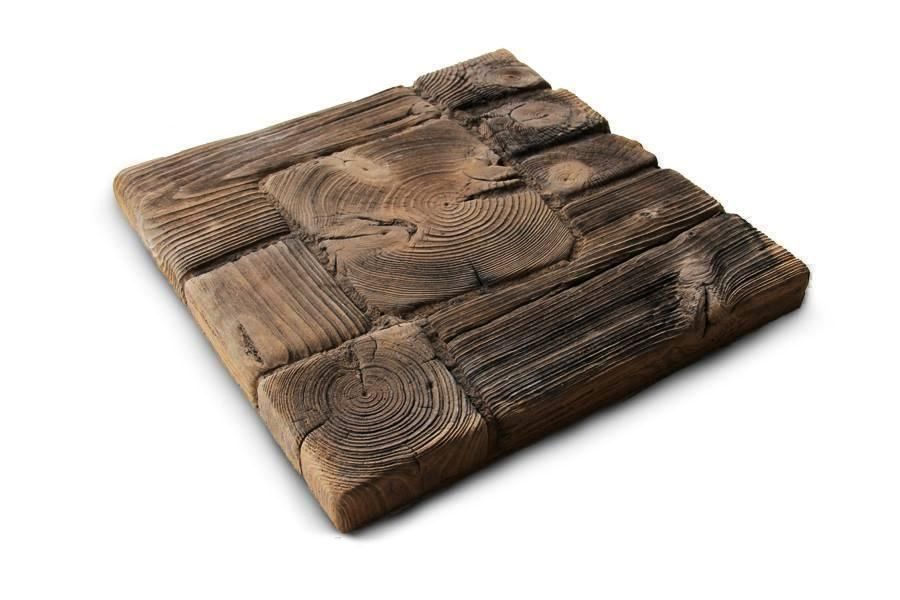 Rivestimenti per pavimenti: Gartenplatte (V1) mit Holzimitation – Nuovo (secondo la descrizione) da Herbetswil venduto da AHA-Garten 2