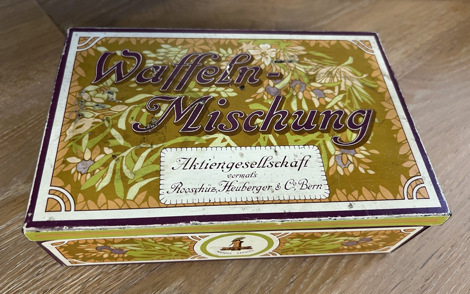 Dosen: Blechdose Rooschüz, Heuberger & Co., Bern - Waffeln-Mischung – Gebraucht aus Rothrist von Brandystar 2