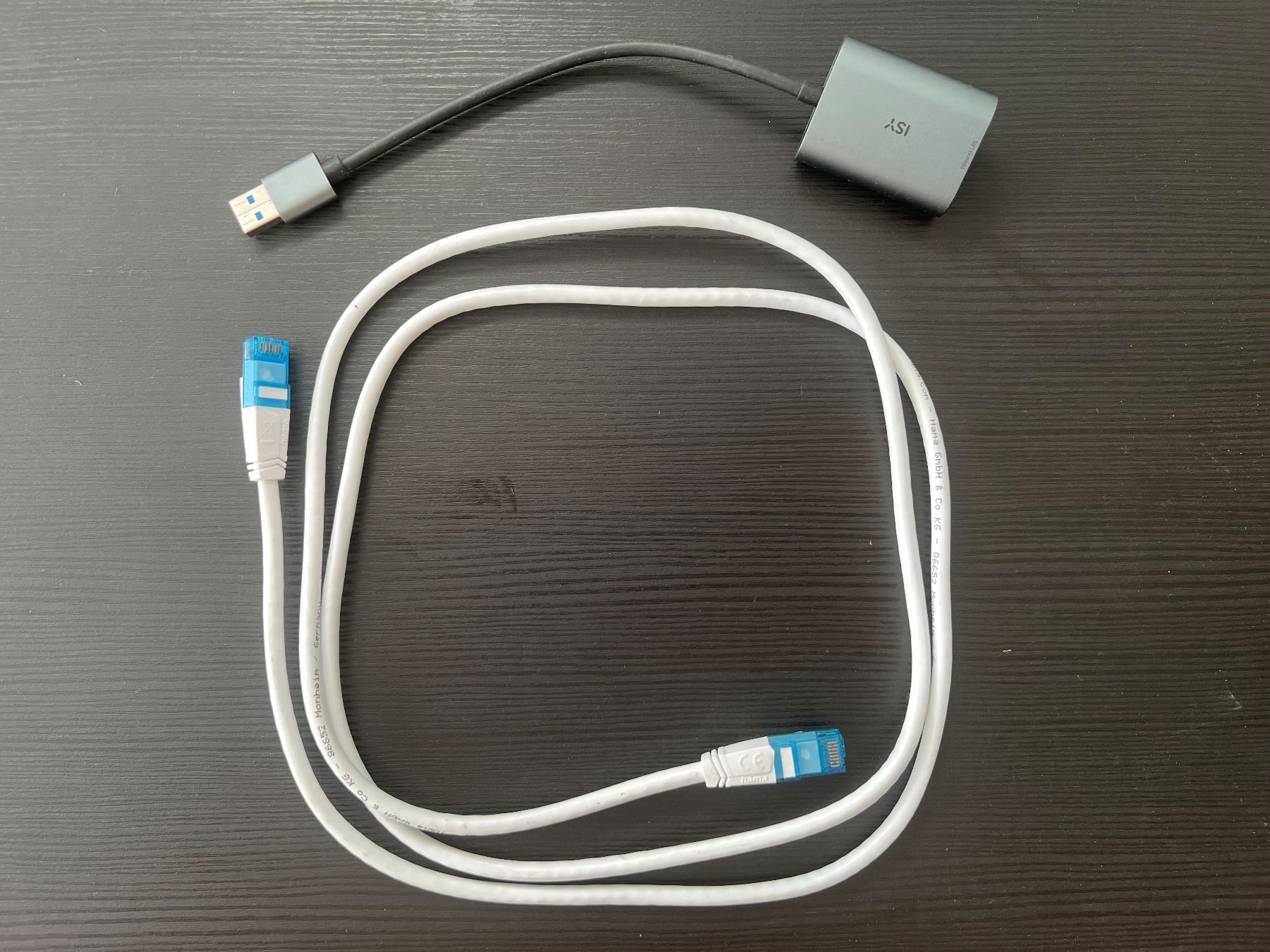 Cavi: ISY USB 3.0 auf Ethernet Adapter mit Kabel, neuwertig – Usato da La Chaux-de-Fonds venduto da jacq_LaTsch0