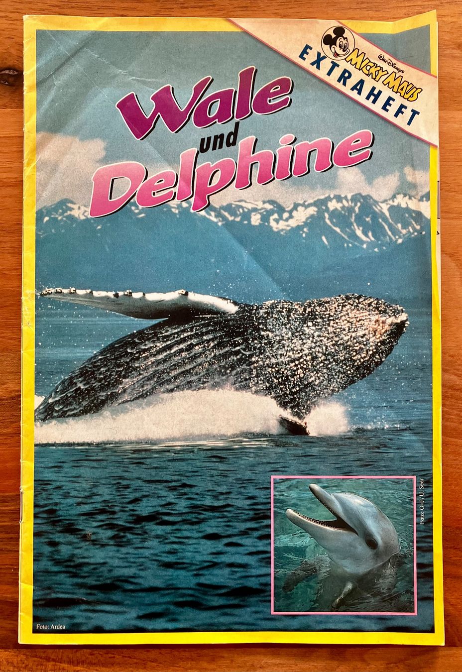 Fumetti: Micky Maus - Extraheft: Wale und Delphine (1992) – Usato da Wabern venduto da SuperKingChris