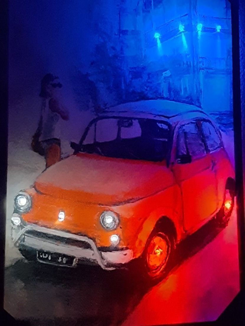 Foto & Immagini: Fiat 500 classic Oldtimer LED Kunstbild – Nuovo e nell'imballaggio originale da Kilchberg ZH venduto da ruedi34 2