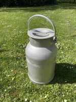 Vintage Milchkanne Aluminium Deko Shabby Chic Landhaus