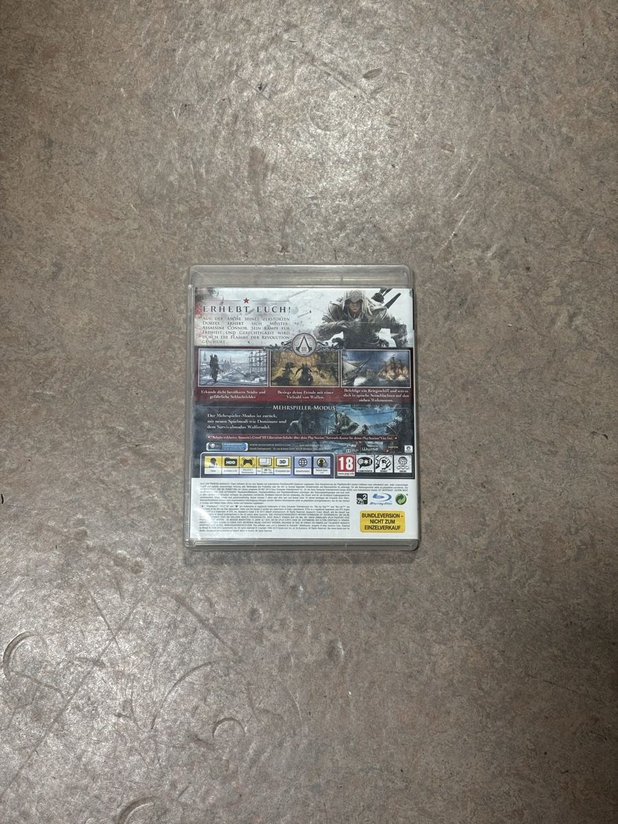 Sony Giochi: PS3 - Assasins Creed III – Usato da Zollikerberg venduto da vinoy 2