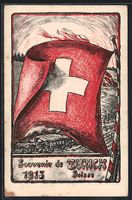 Zürich, Brennendes Gehöft, Eisenbahn u