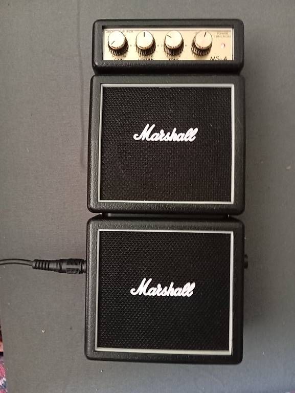 Marshall Amplificatori: Marshall MS-4 Gitarrenverstärker Mini Stack guter Zustand – Usato da Basel venduto da Petergunn 3