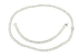 Kette und Armband 925 Sterling Silber mit Strass *S4329