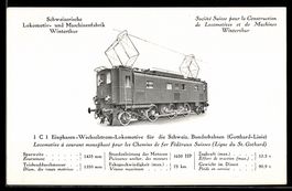 Einphasen-Wechselstrom Lokomotive für d