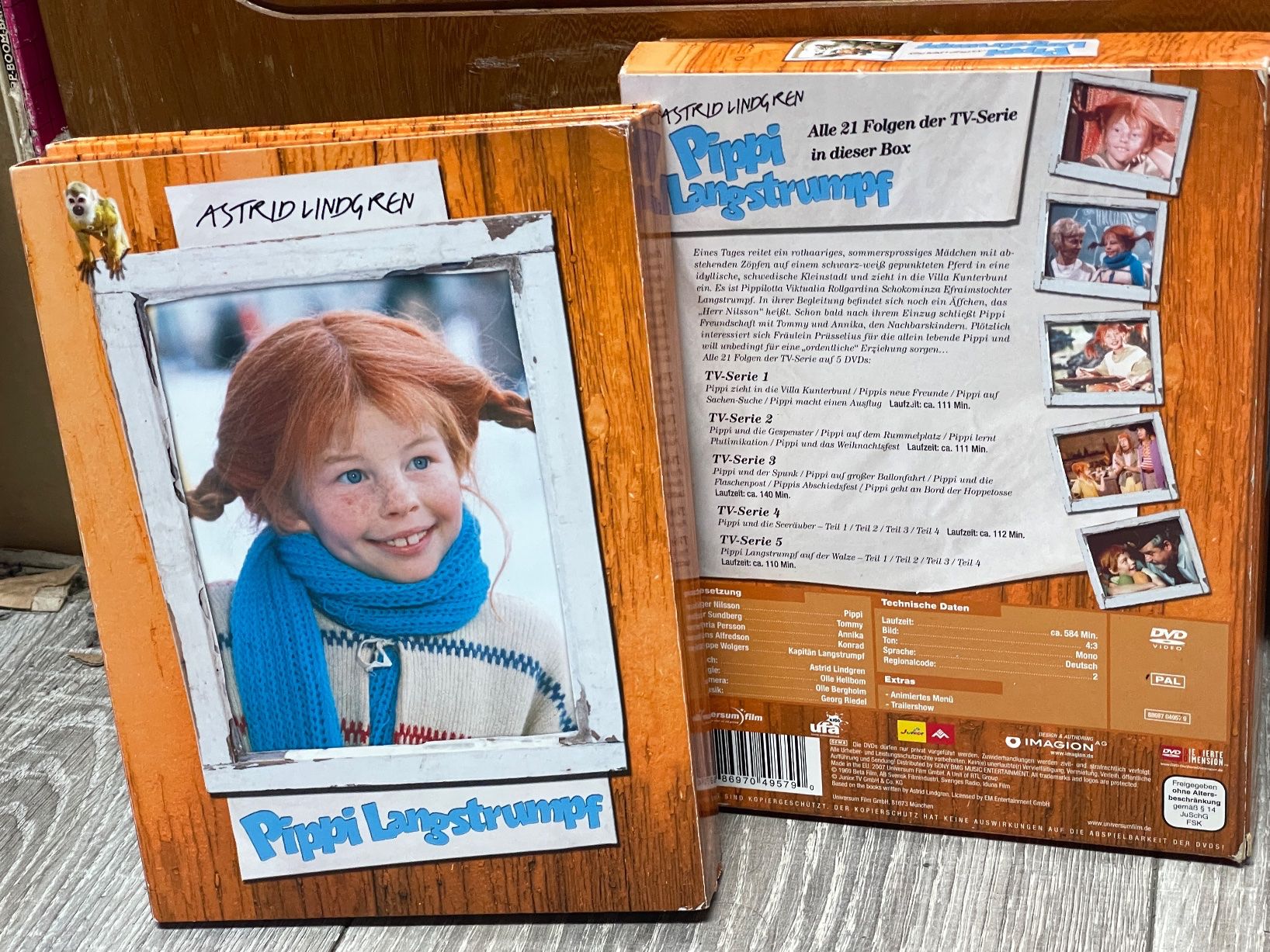 Tutti i DVDs: Pippi Langstrumpf-Original Box komplett x5 – Usato da Muri b. Bern venduto da AdidasCollector 1