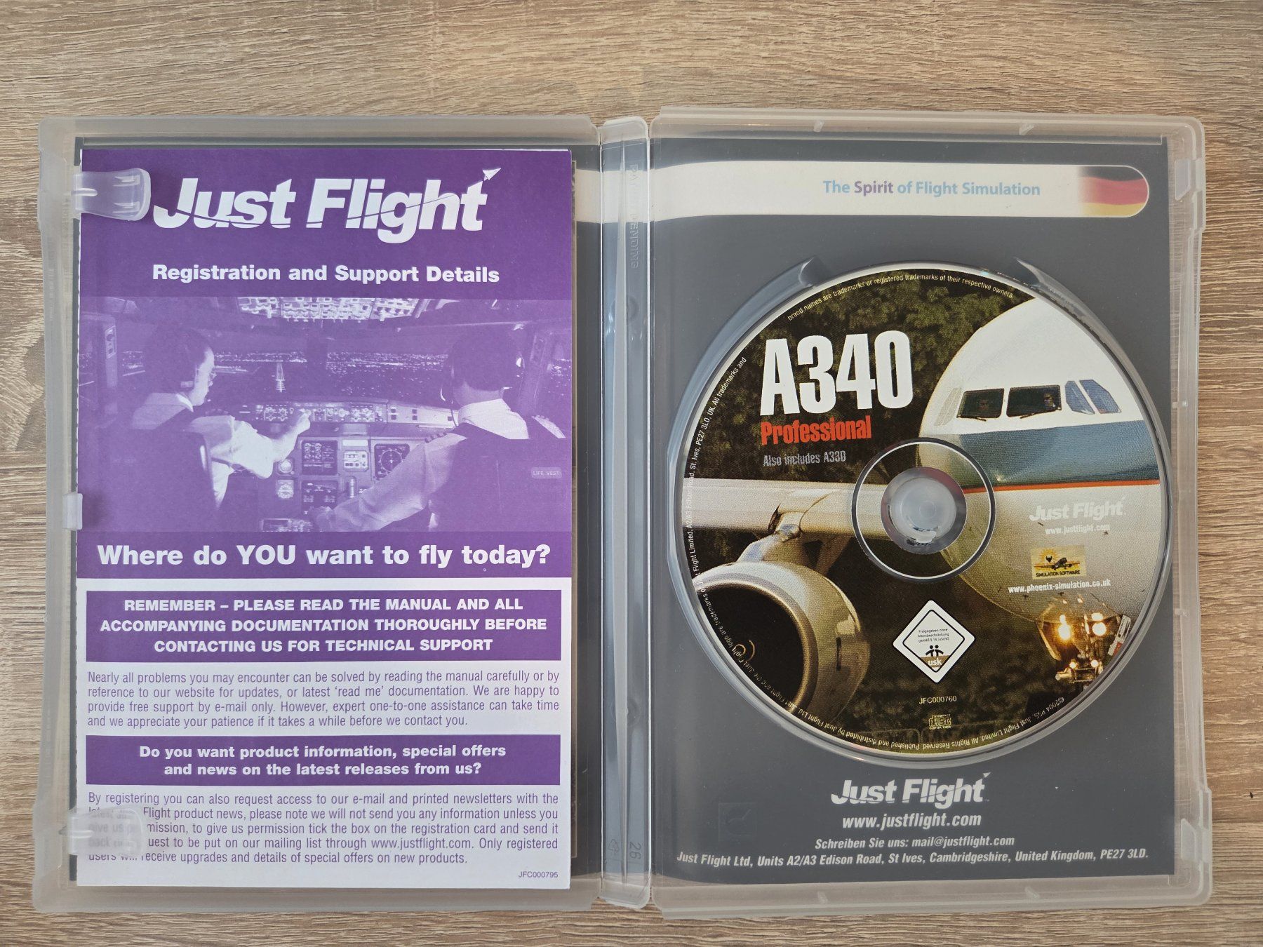 Giochi: A340 Professional for Flight Simulator 2004 - PC – Usato da Carouge GE venduto da Franllo 2