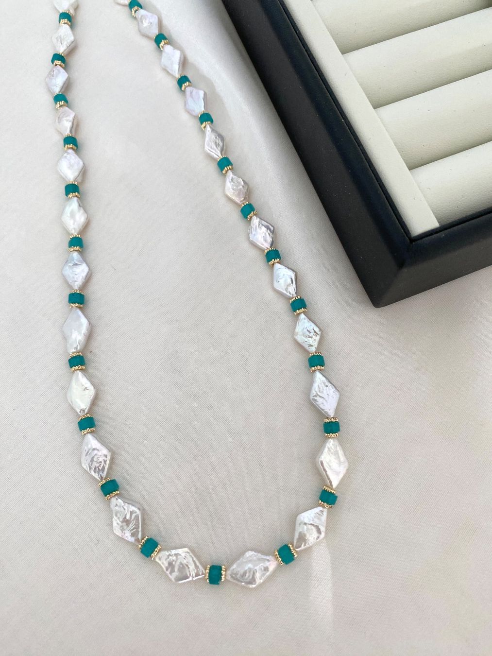 Catenine: Barock Süsswasserperlen/Perlen Kette – Nuovo e nell'imballaggio originale da Sarnen venduto da Yingsperlen4 1